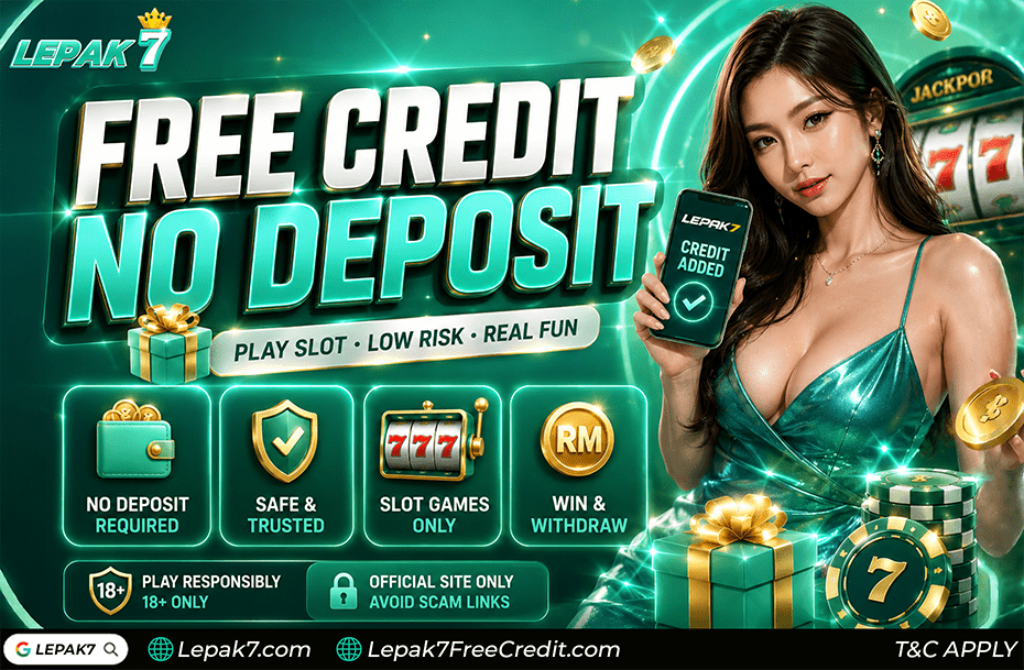 free credit no deposit Malaysia 2026 beginner guide showing turnover rollover withdrawal cap eligible slot games scam warning and safe claiming tips