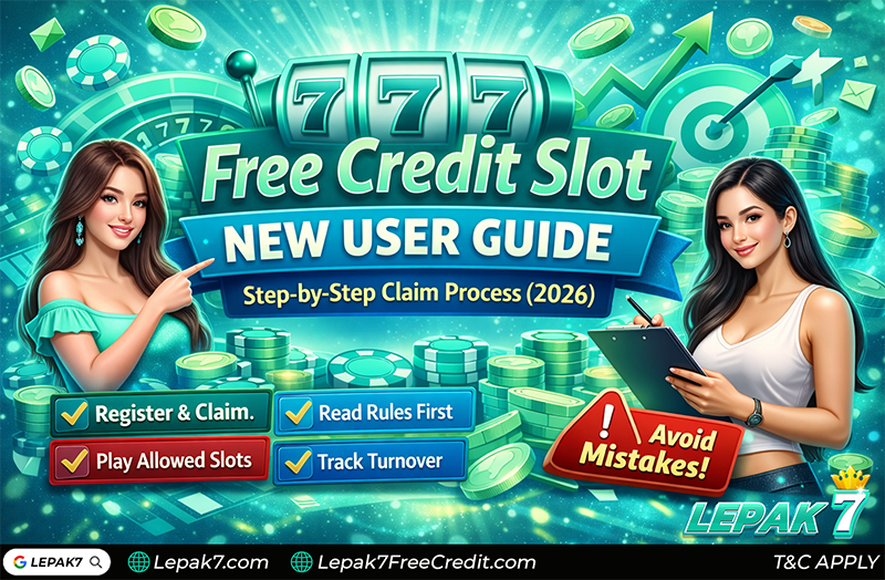 free credit slot new user Malaysia 2026 - step-by-step claim process and beginner mistakes to avoid by Lepak7