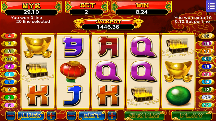 Dragon Gold MegaH5 win or bonus screenshot (free credit slot game Malaysia)