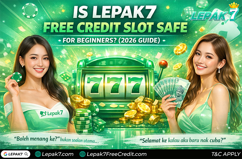 Lepak7 free credit slot safe for beginners 2026 guide explaining real risks, beginner safety factors, common mistakes and realistic expectations