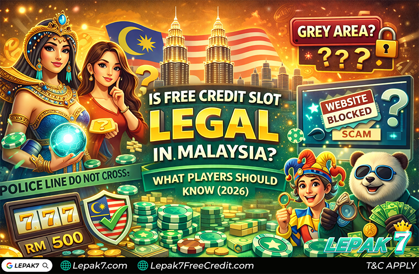 is free credit slot legal in Malaysia 2026 - law context, grey area, safety checklist