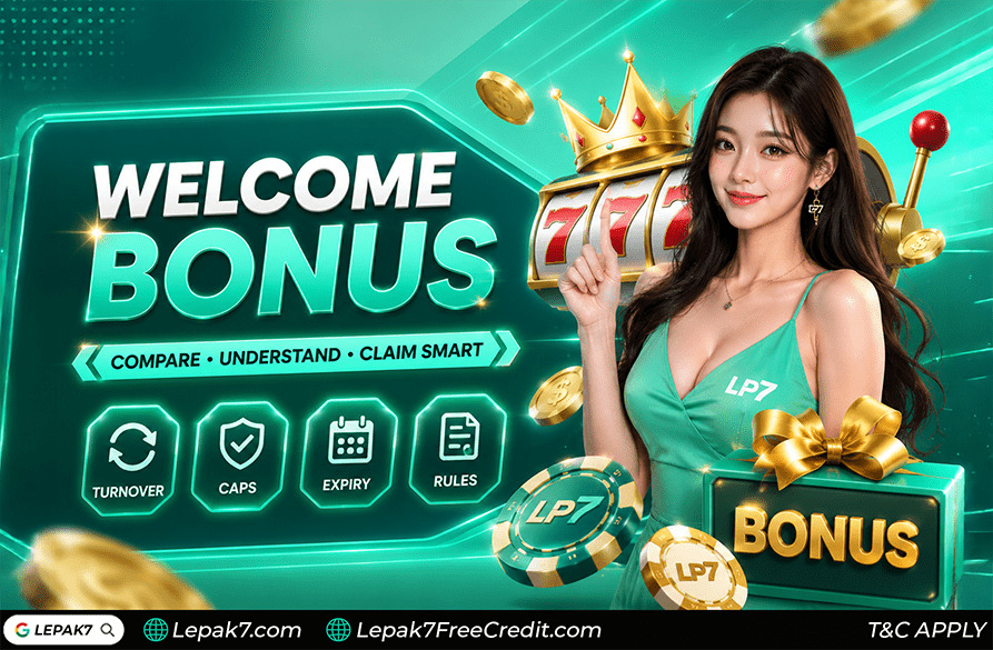 new member bonus Malaysia 2026 guide showing welcome bonus turnover requirements withdrawal conditions account verification eligible games and mobile casino experience