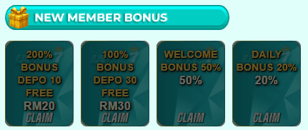 Welcome Bonus screenshot placeholder